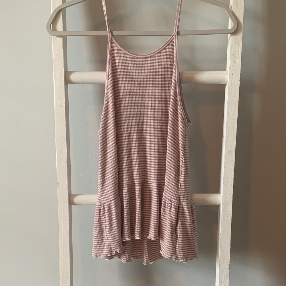 American Eagle Outfitters Pink Striped Camisole